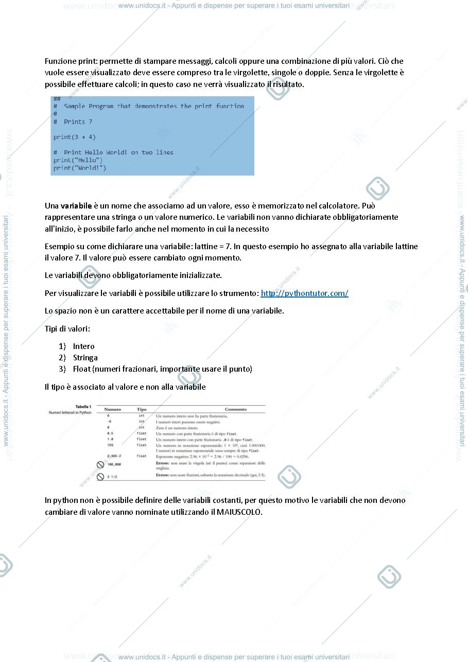 Anteprima pagina 3 — Programmazione