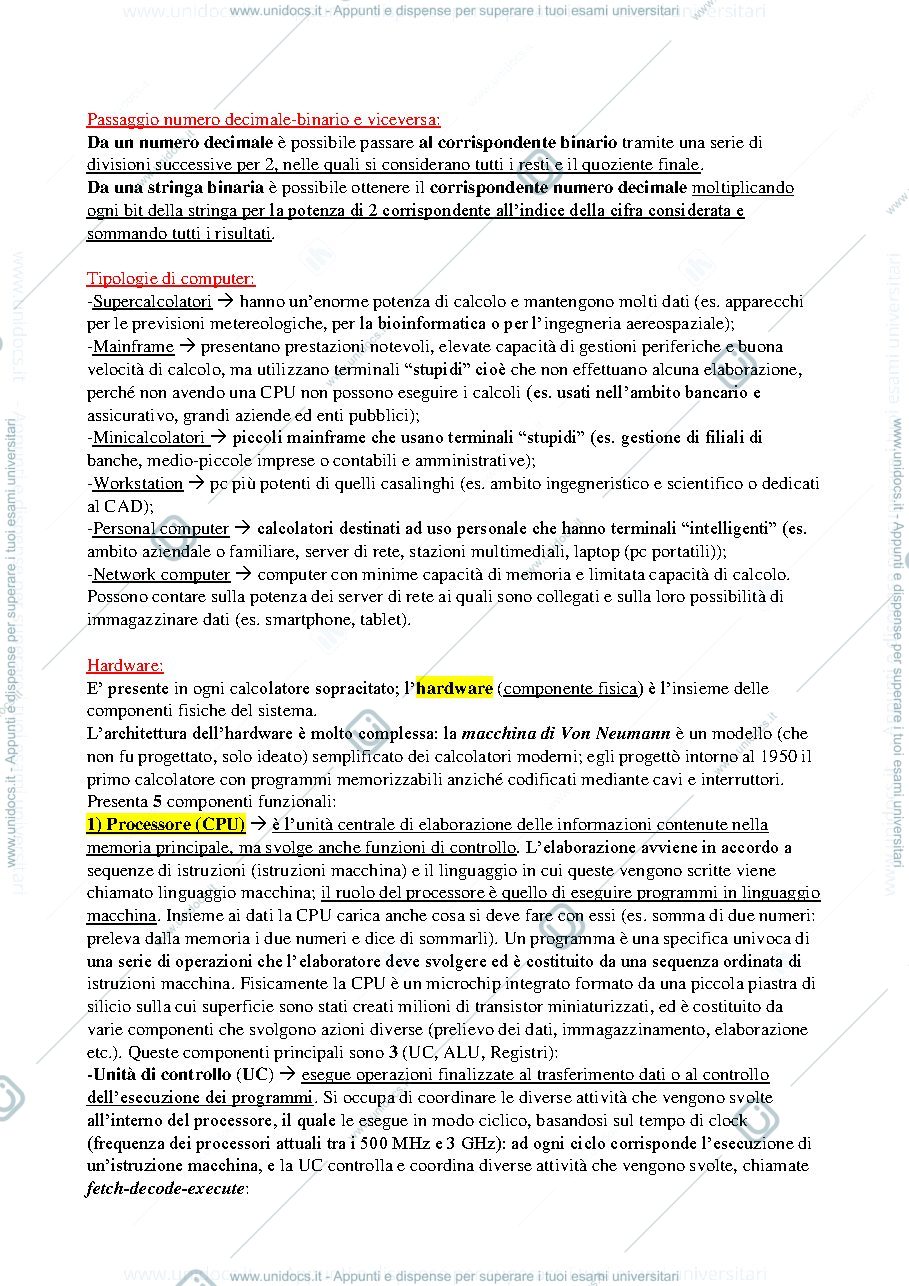 Anteprima pagina 2 — Appunti teoria di informatica prof. Frosini