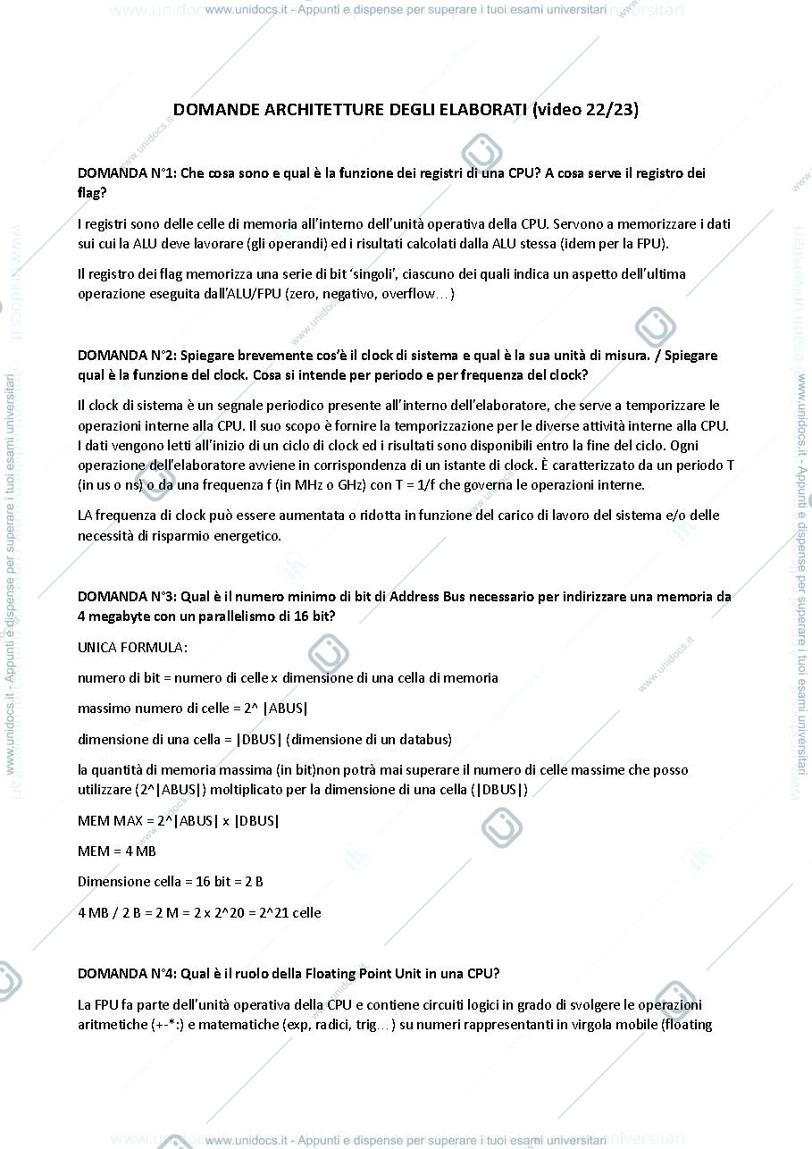 Anteprima pagina 3 — Domande di informatica