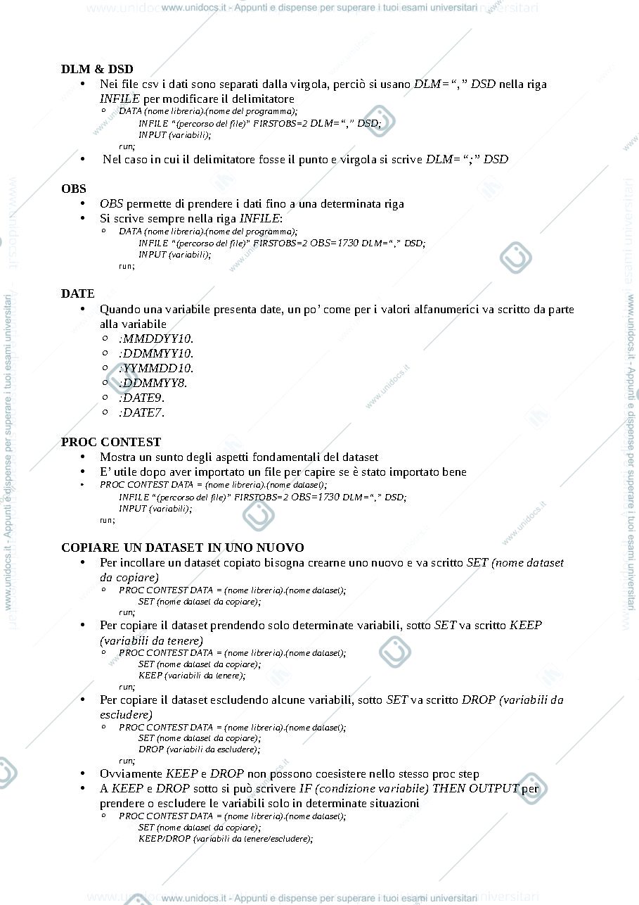 Anteprima pagina 2 — Appunti Laboratorio di Informatica SGI 23/24