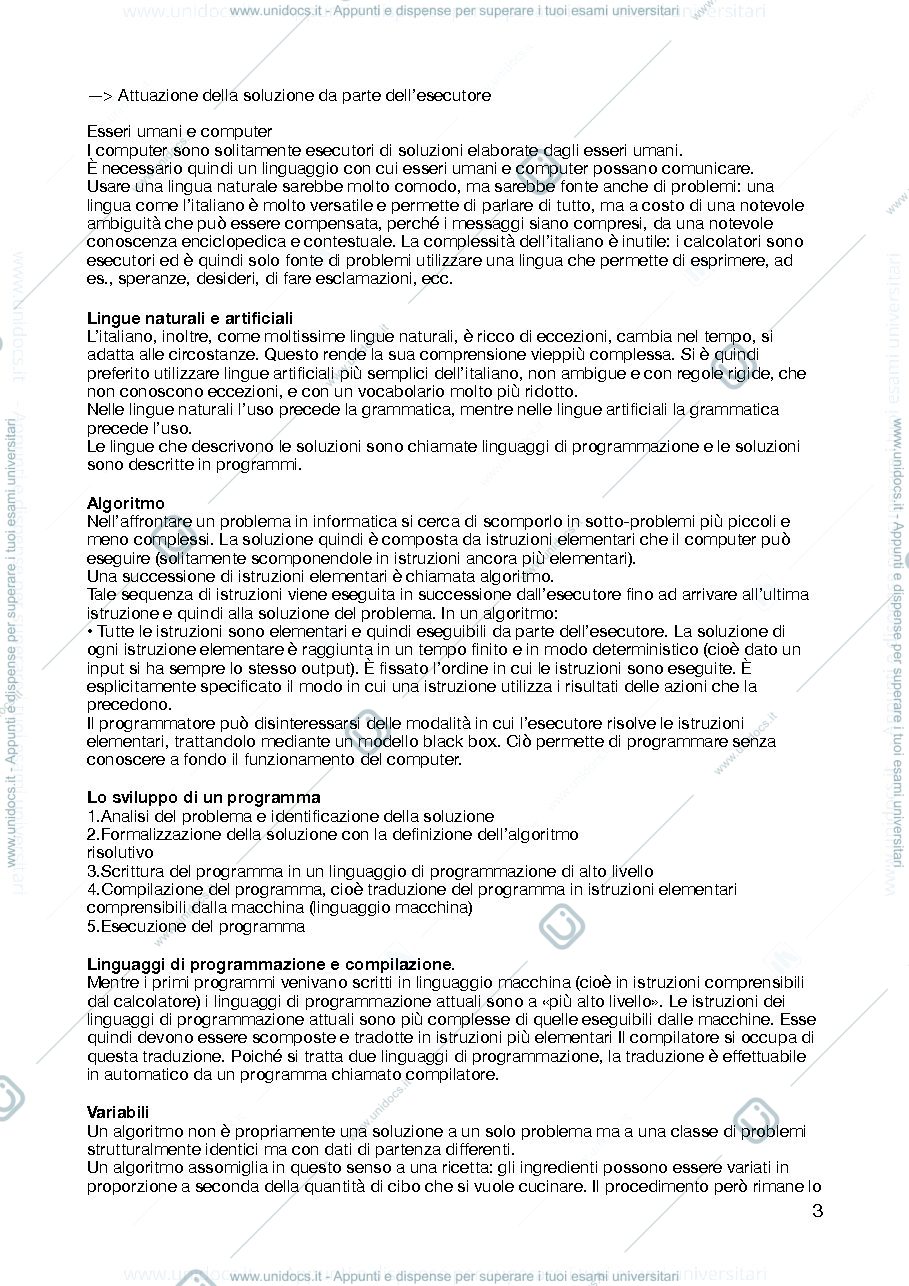 Anteprima pagina 3 — Informatica
