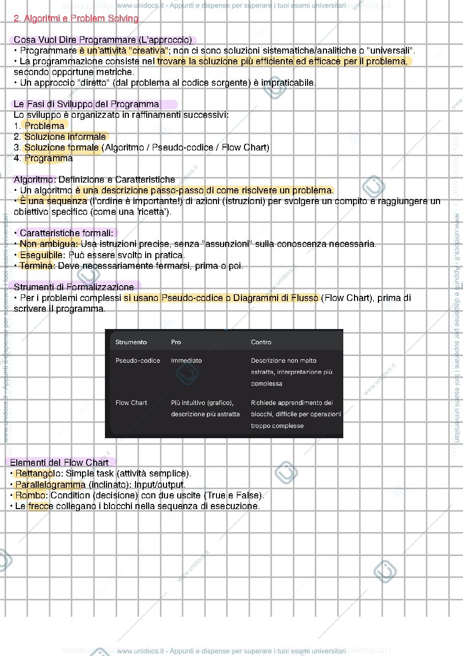 Anteprima pagina 3 — Riassunto teoria informatica