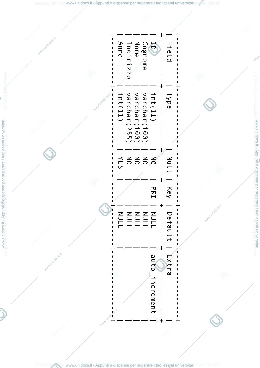 Anteprima pagina 3 — sql