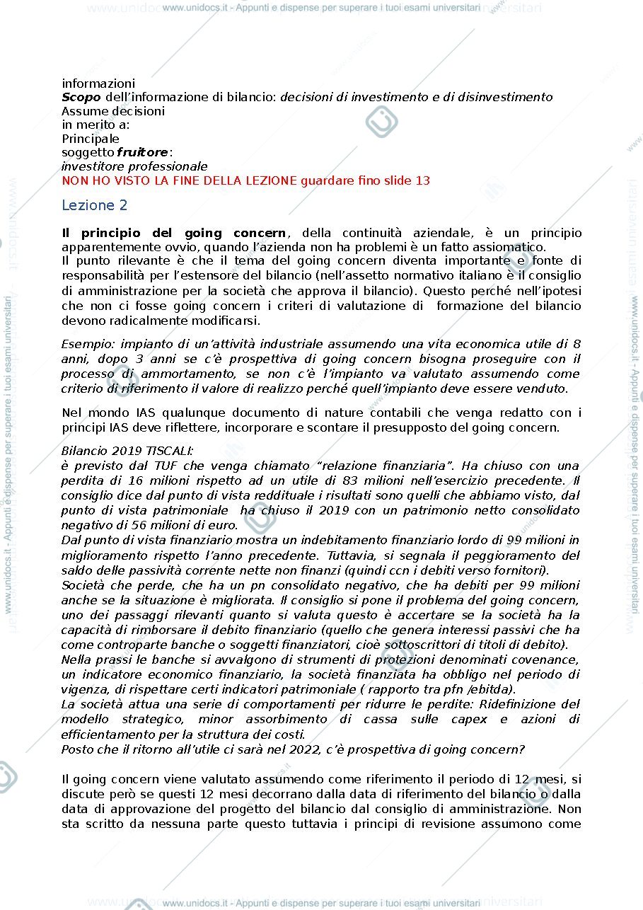 Anteprima pagina 3 — Appunti informativa finanziaria 