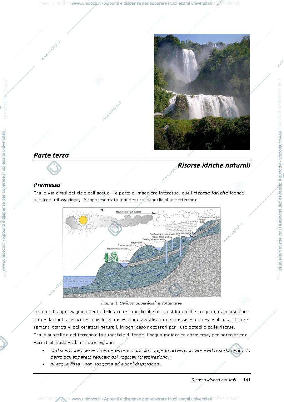 Anteprima pagina 1 — Risorse idriche