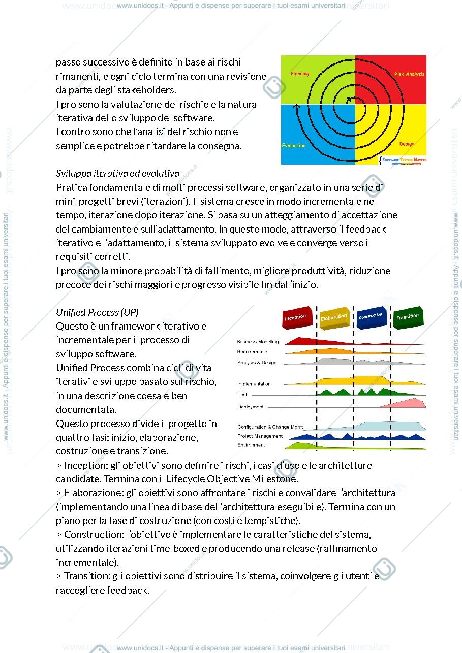 Anteprima pagina 2 — Ingegneria del software