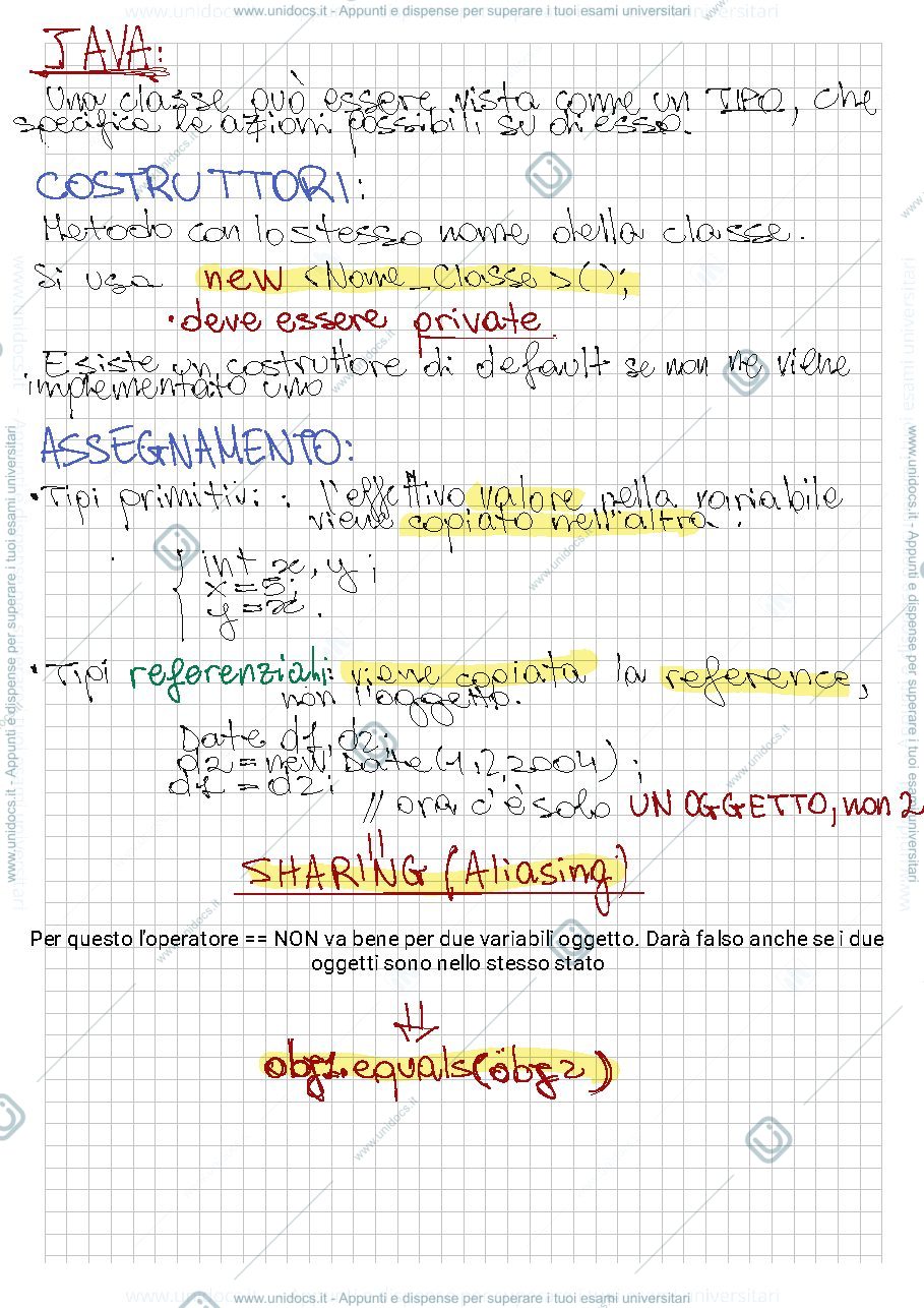 Anteprima pagina 1 — RIASSUNTO DEL CORSO