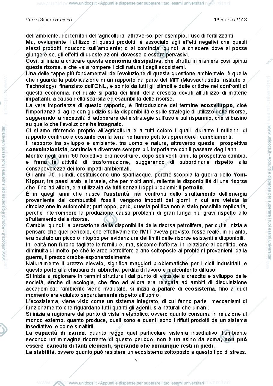 Anteprima pagina 2 — Ingegneria del Territorio