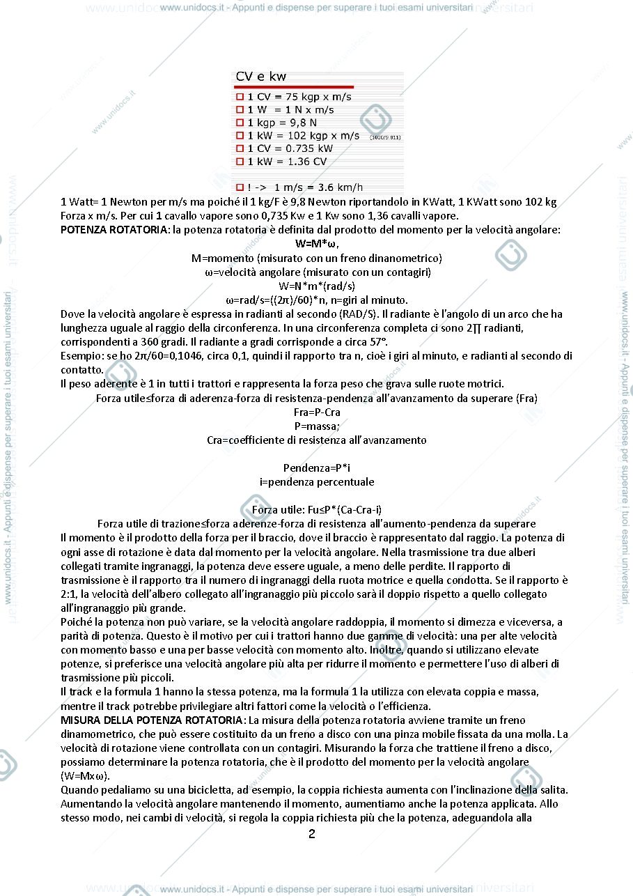 Anteprima pagina 2 — Appunti ingegneria delle produzioni viticole