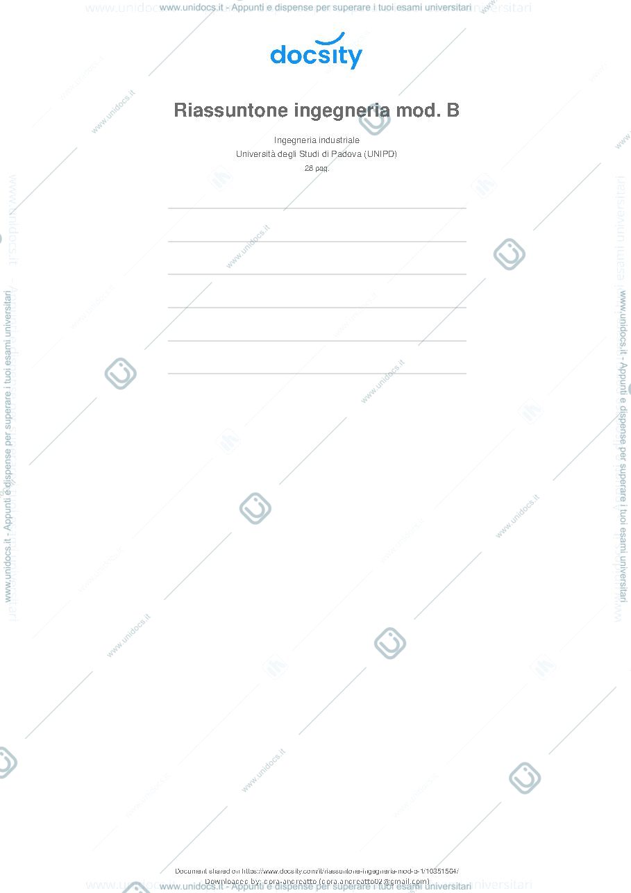 Anteprima pagina 1 — Modulo B