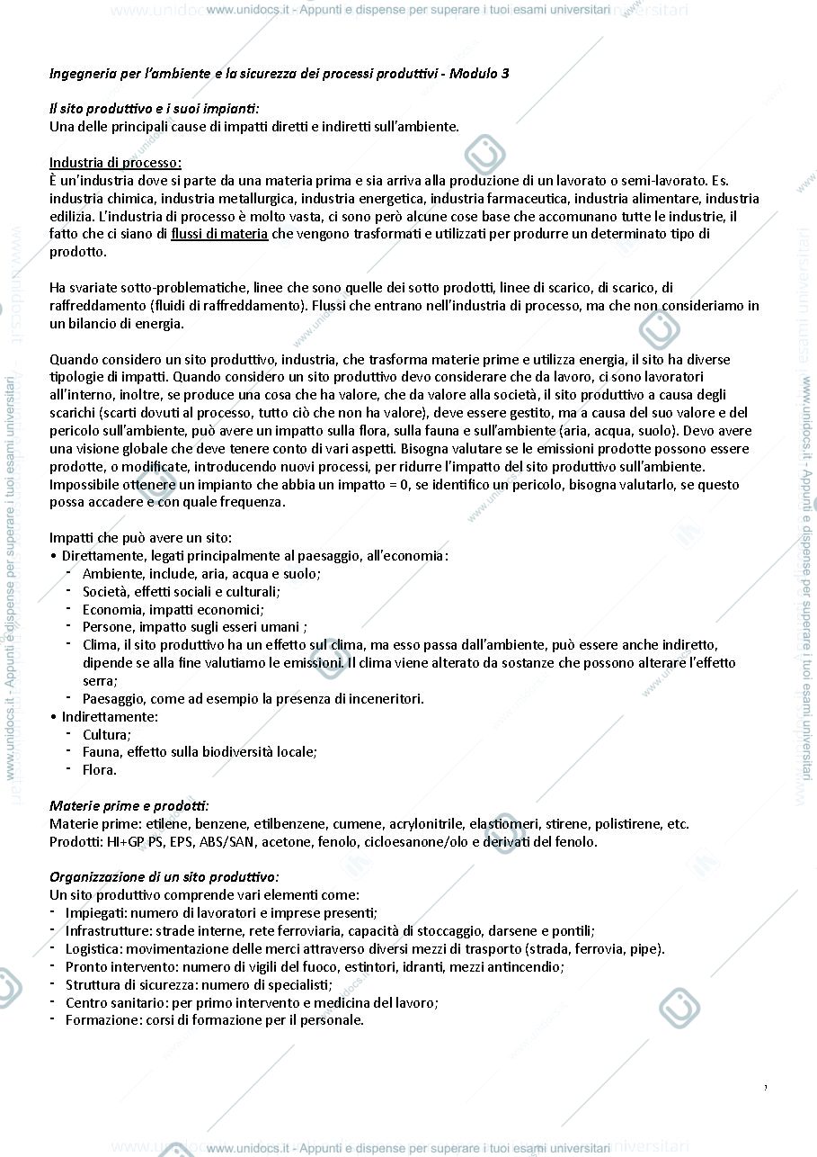 Anteprima pagina 1 — Appunti Modulo 3 - orale