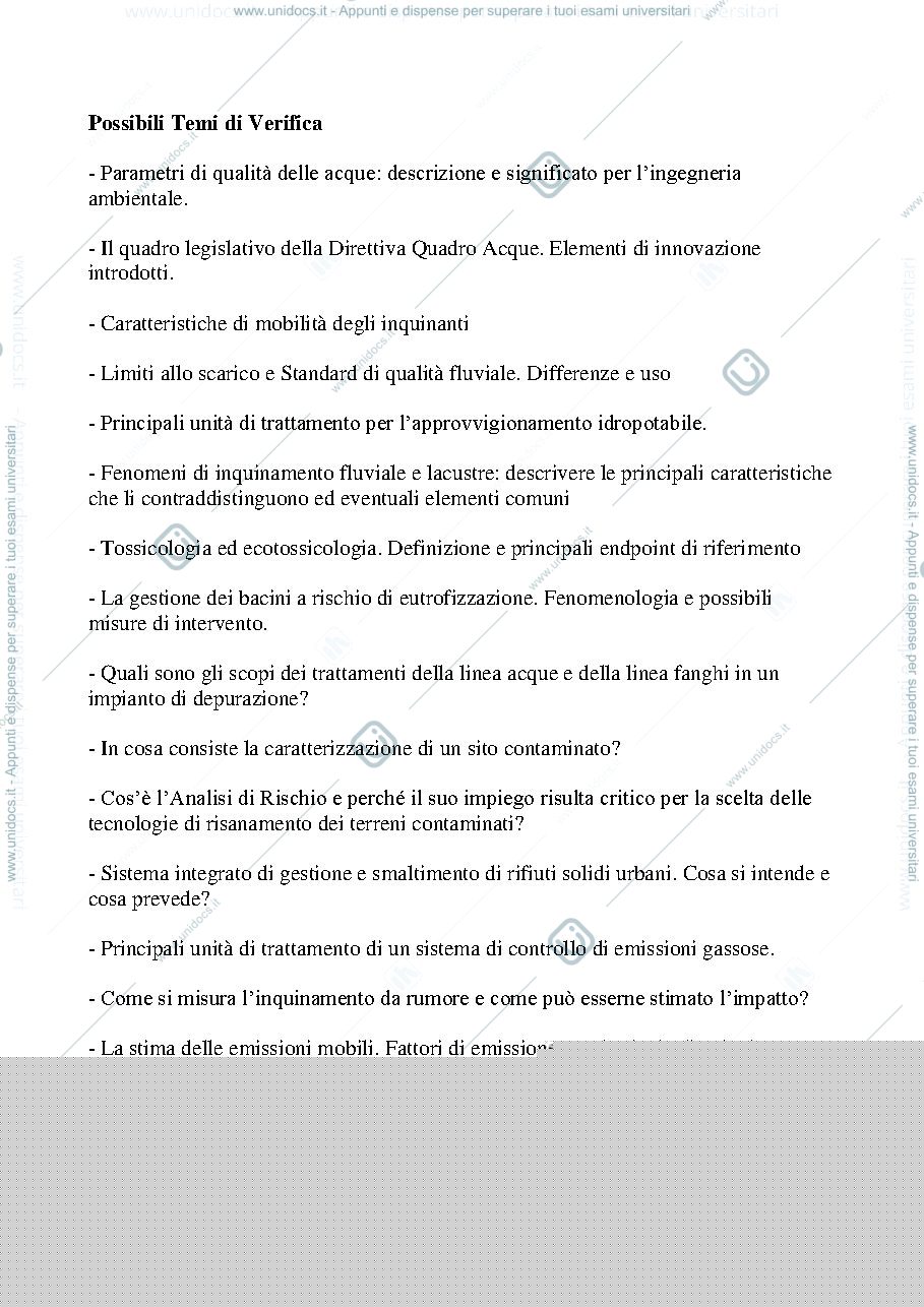 Anteprima pagina 1 — Domande teoria