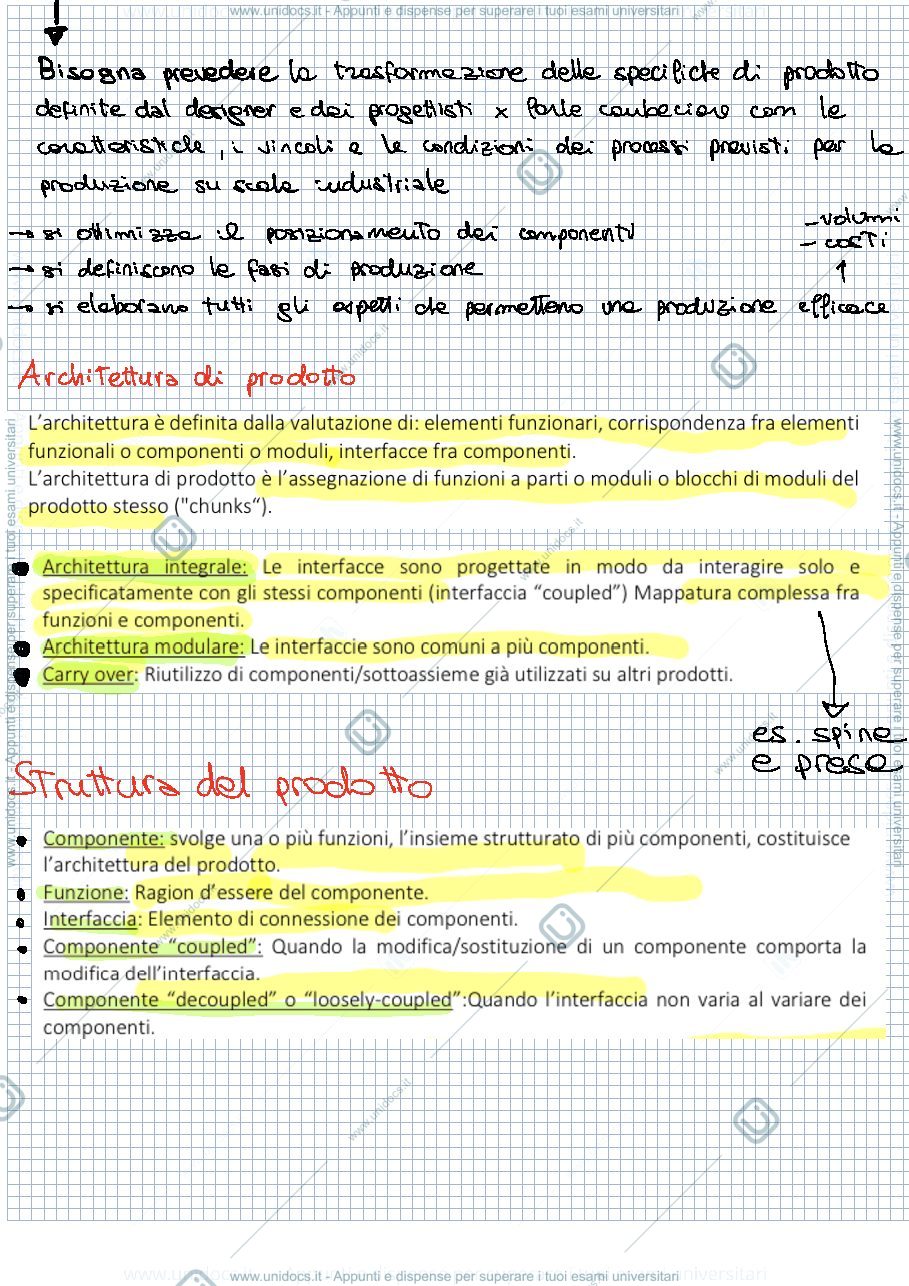 Anteprima pagina 3 — Appunti teorici per orale ingegnerizzazione del prodotto