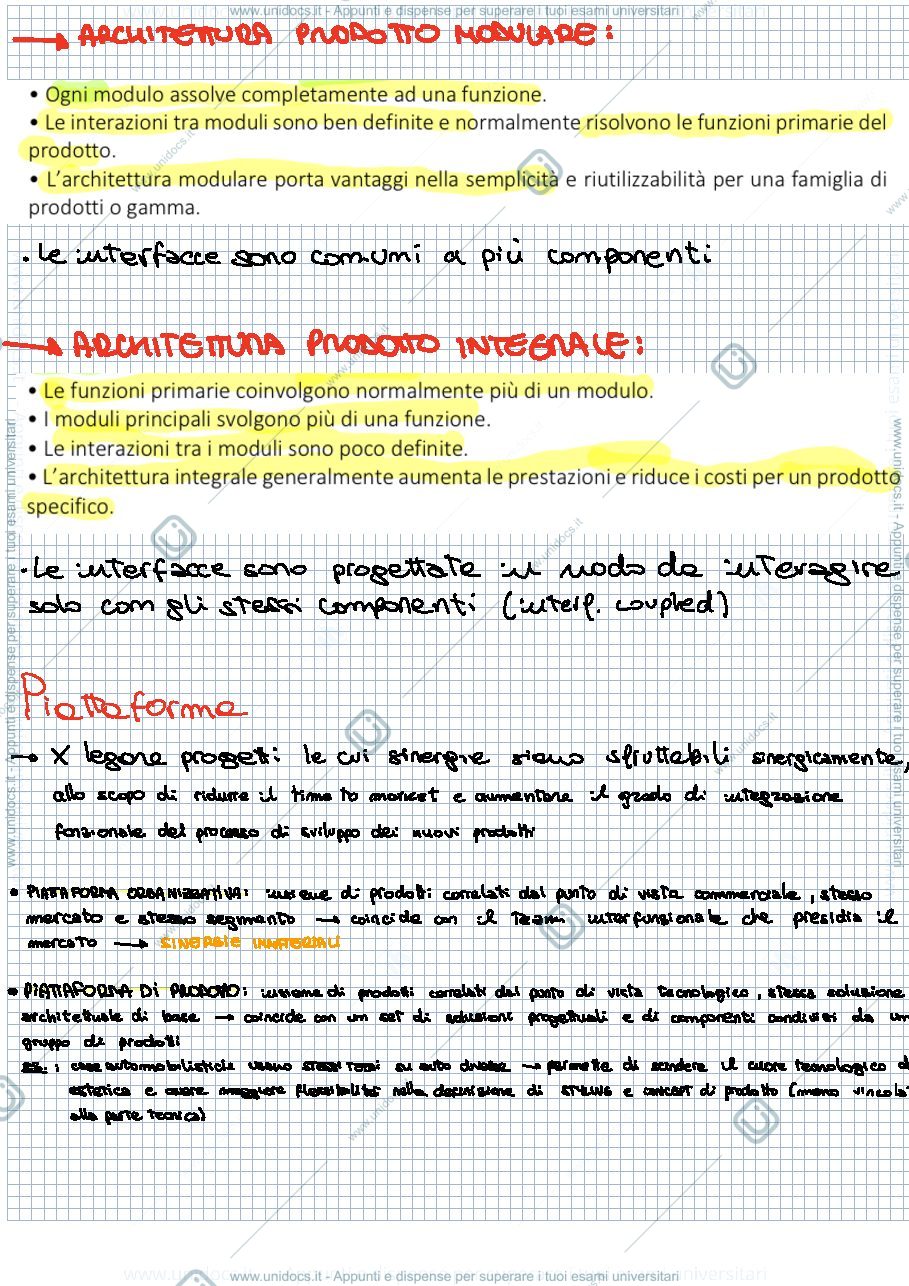 Anteprima pagina 4 — Appunti teorici per orale ingegnerizzazione del prodotto