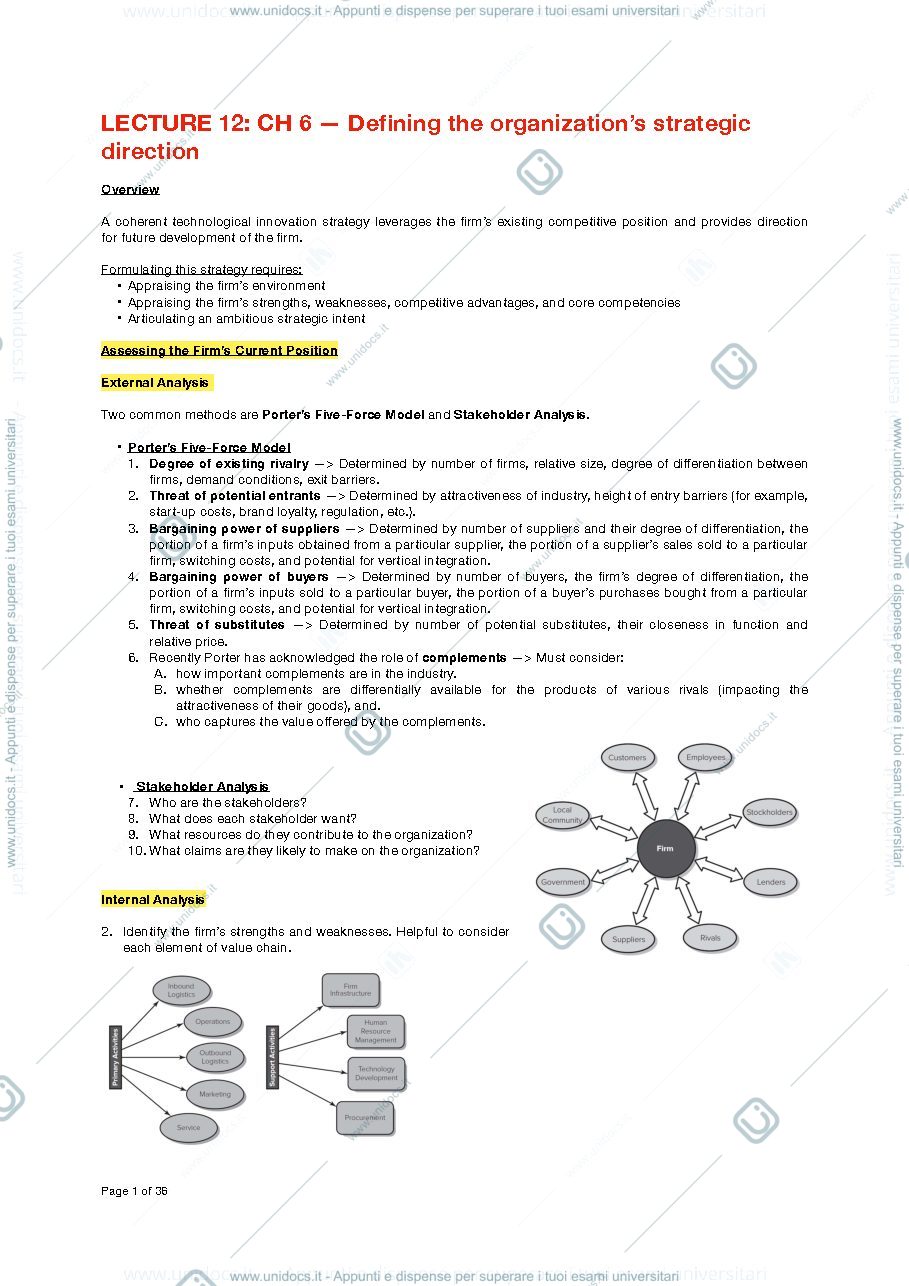 Anteprima pagina 1 — Innovation and R&D Management part 2 