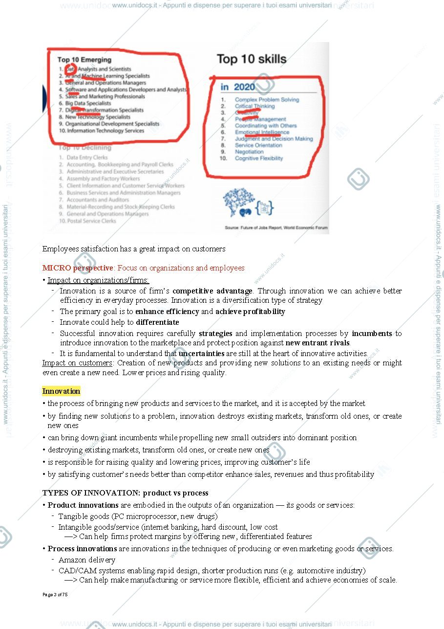 Anteprima pagina 3 — Innovation and R&D Management summary part 1