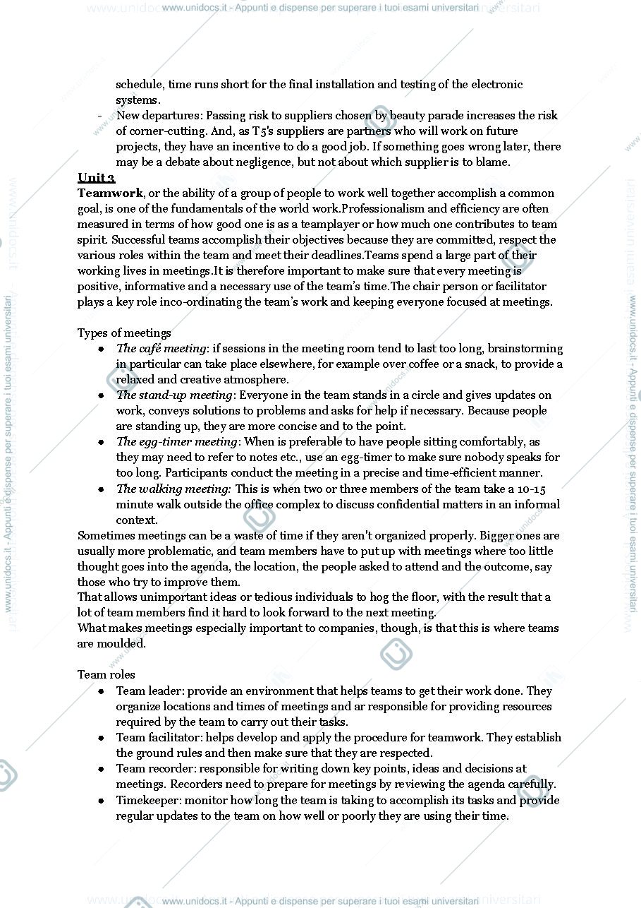 Anteprima pagina 2 — riassunto libro 'intelligent business intermediate'