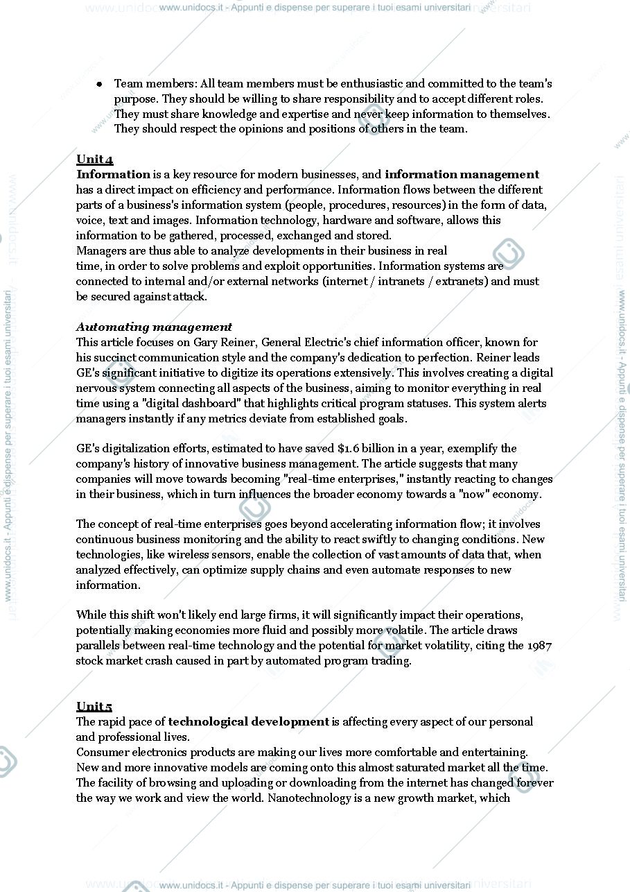 Anteprima pagina 3 — riassunto libro 'intelligent business intermediate'