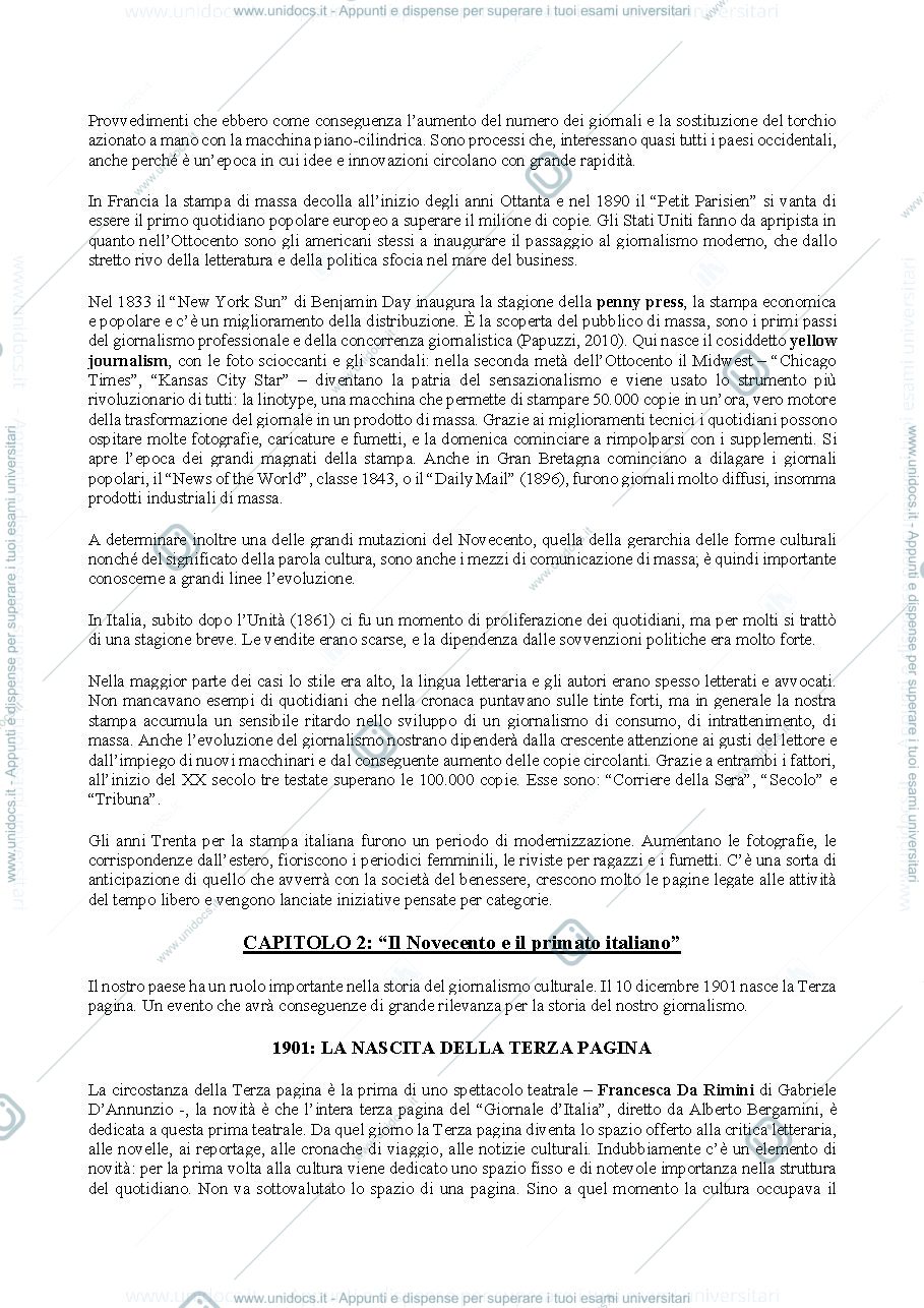 Anteprima pagina 3 — IL GIORNALISMO CULTURALE