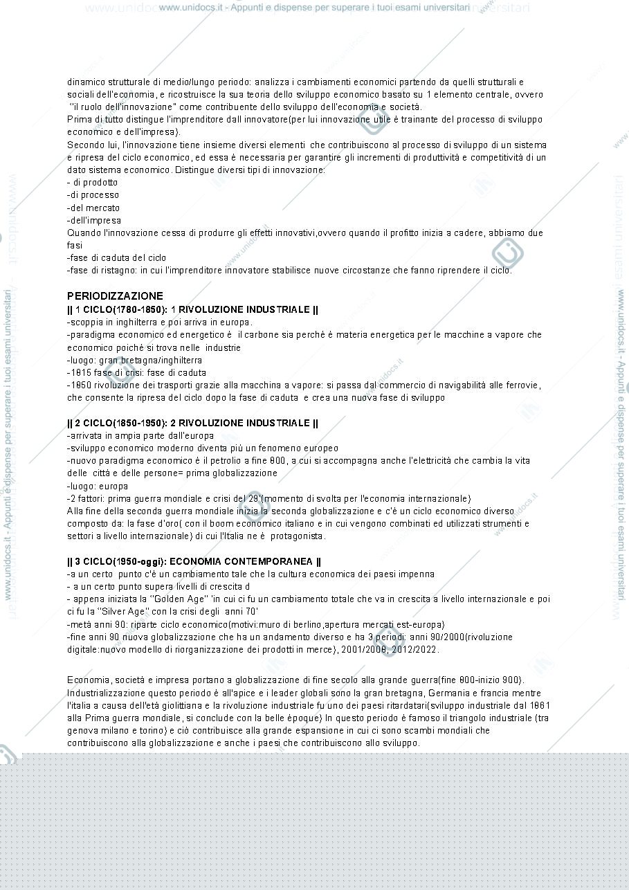 Anteprima pagina 2 — APPUNTI DELLE LEZIONI DI STORIA ECONOMICA 