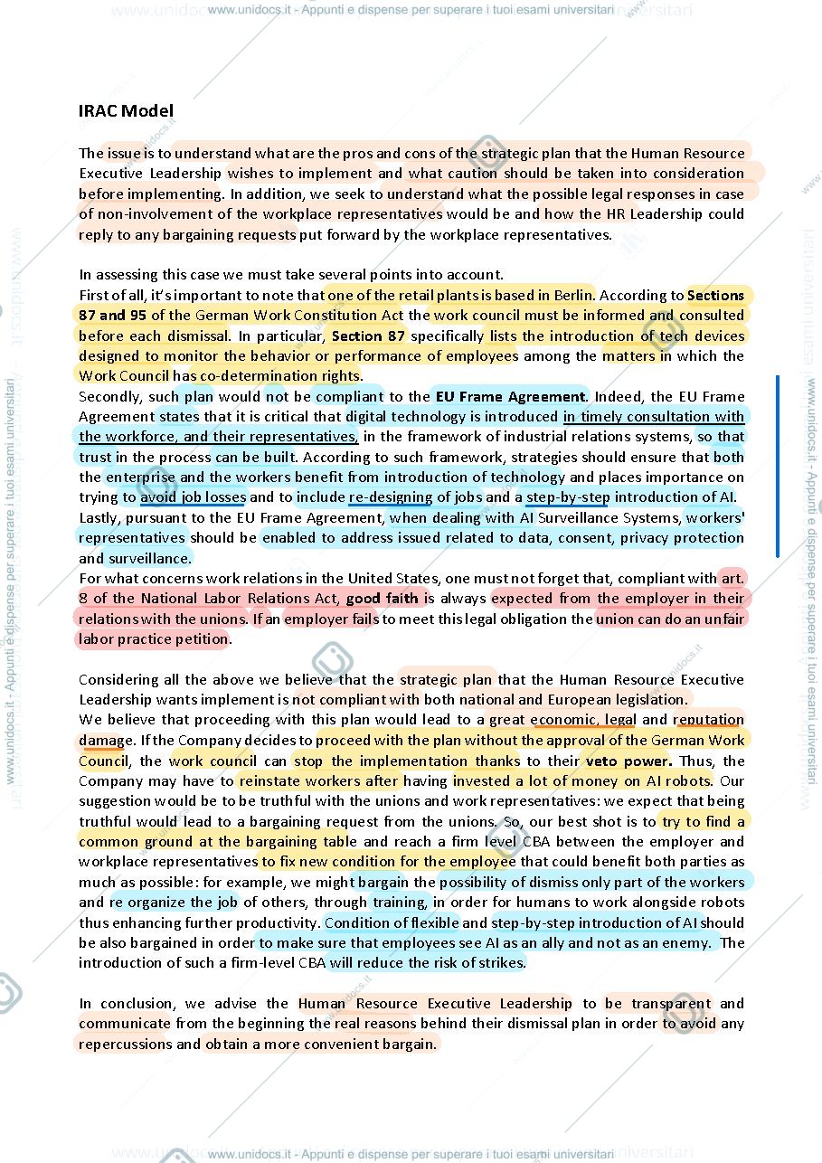Anteprima pagina 2 — Intellectual property and labor law 