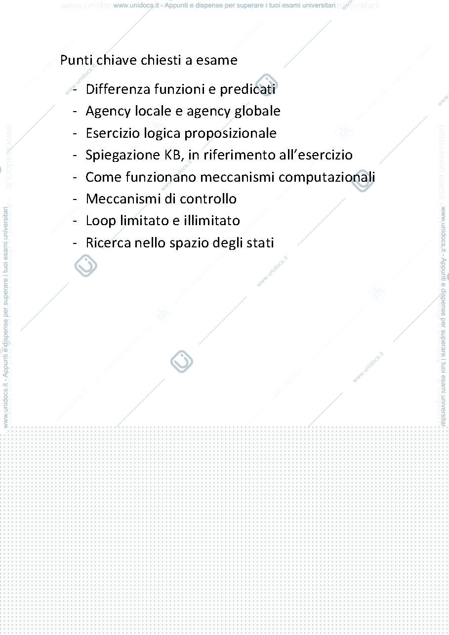 Anteprima pagina 1 — Domande esame, punti chiave richiesti