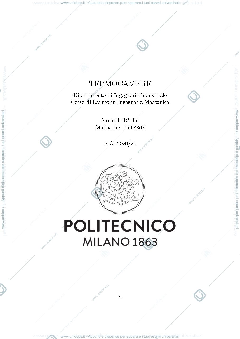 Anteprima pagina 1 — TERMOCAMERE
