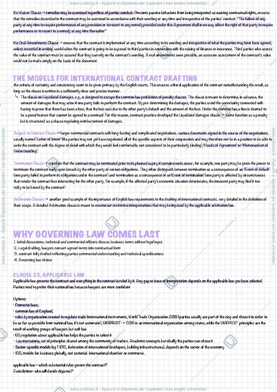 Anteprima pagina 2 — International contracts 