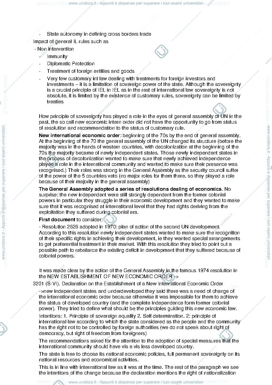 Anteprima pagina 2 — International Economic Law 