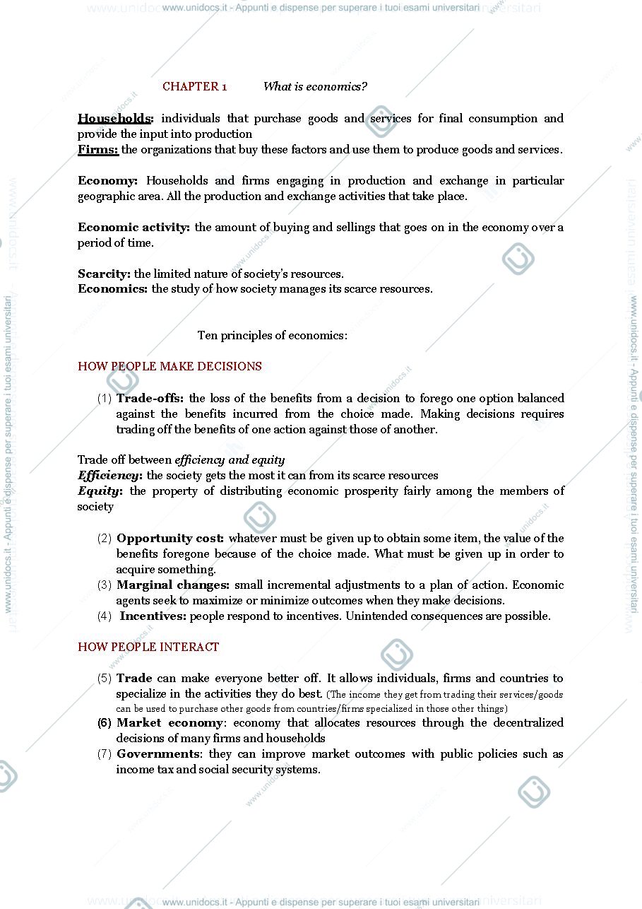 Anteprima pagina 1 — International economics