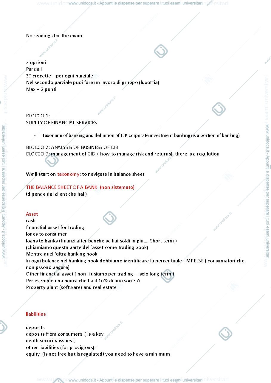 Anteprima pagina 1 — LEZIONE 1 INTERNATIONAL FINANCE 