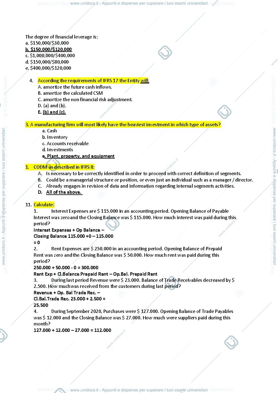 Anteprima pagina 2 — Risposte multiple - FAQ