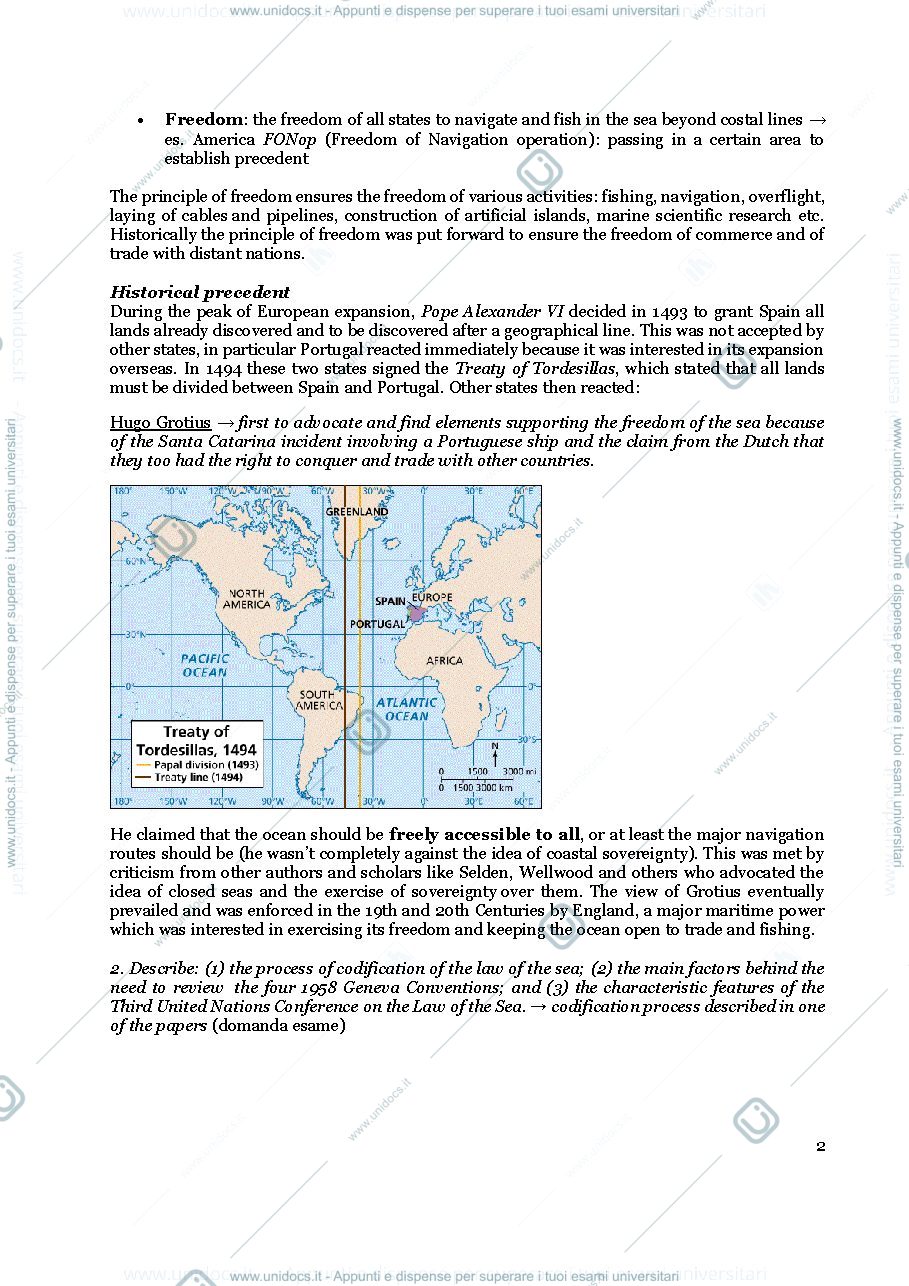 Anteprima pagina 2 — international law of the sea, appunti
