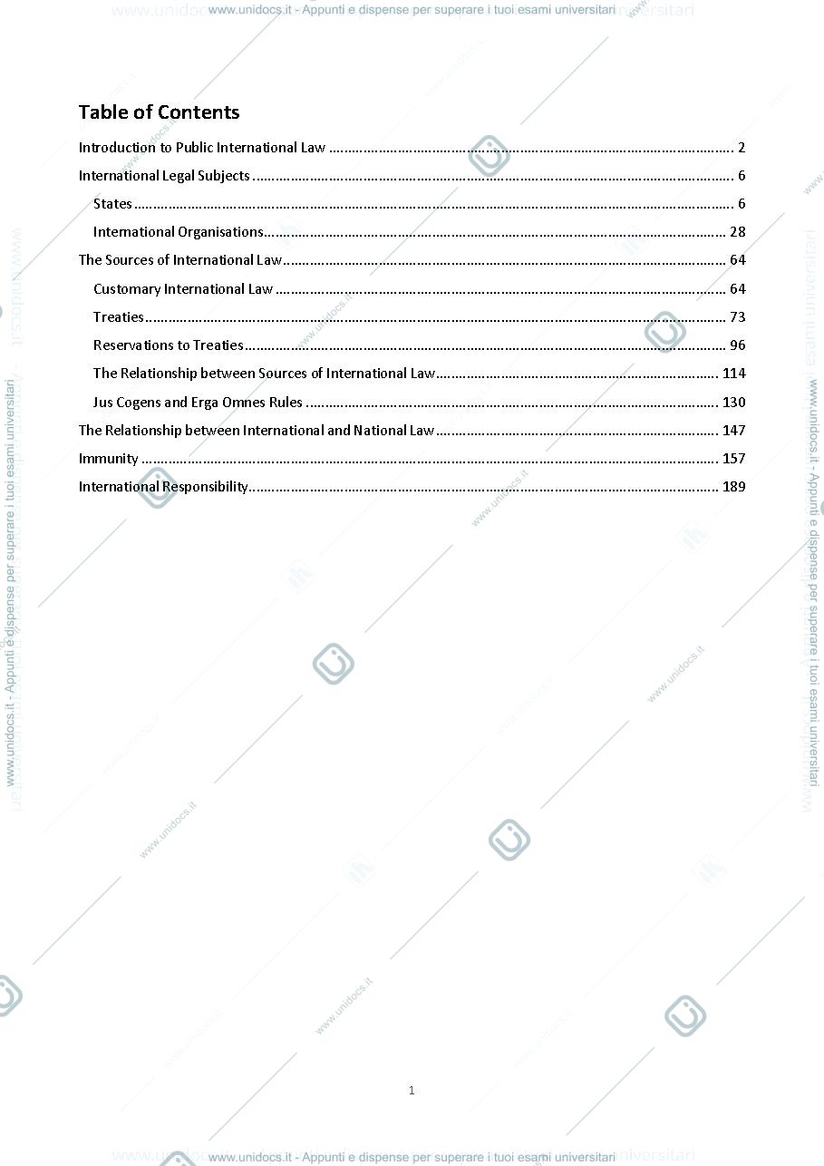Anteprima pagina 2 — Sbobine International Law - Notes & transcription