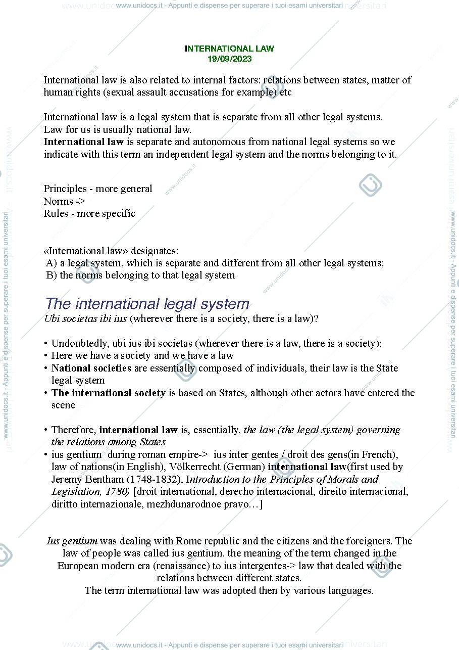 Anteprima pagina 1 — international law