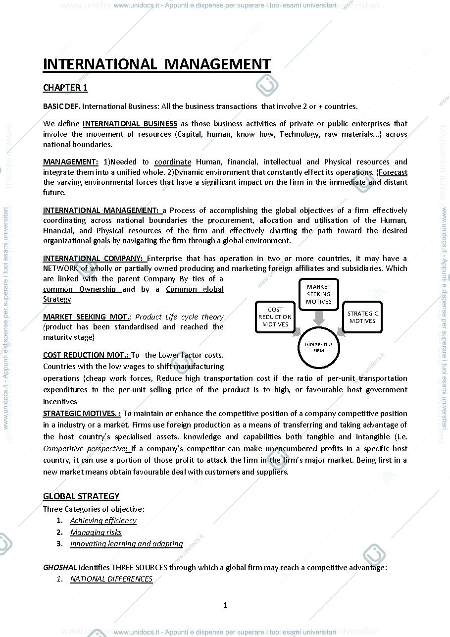 Anteprima pagina 1 — international management 