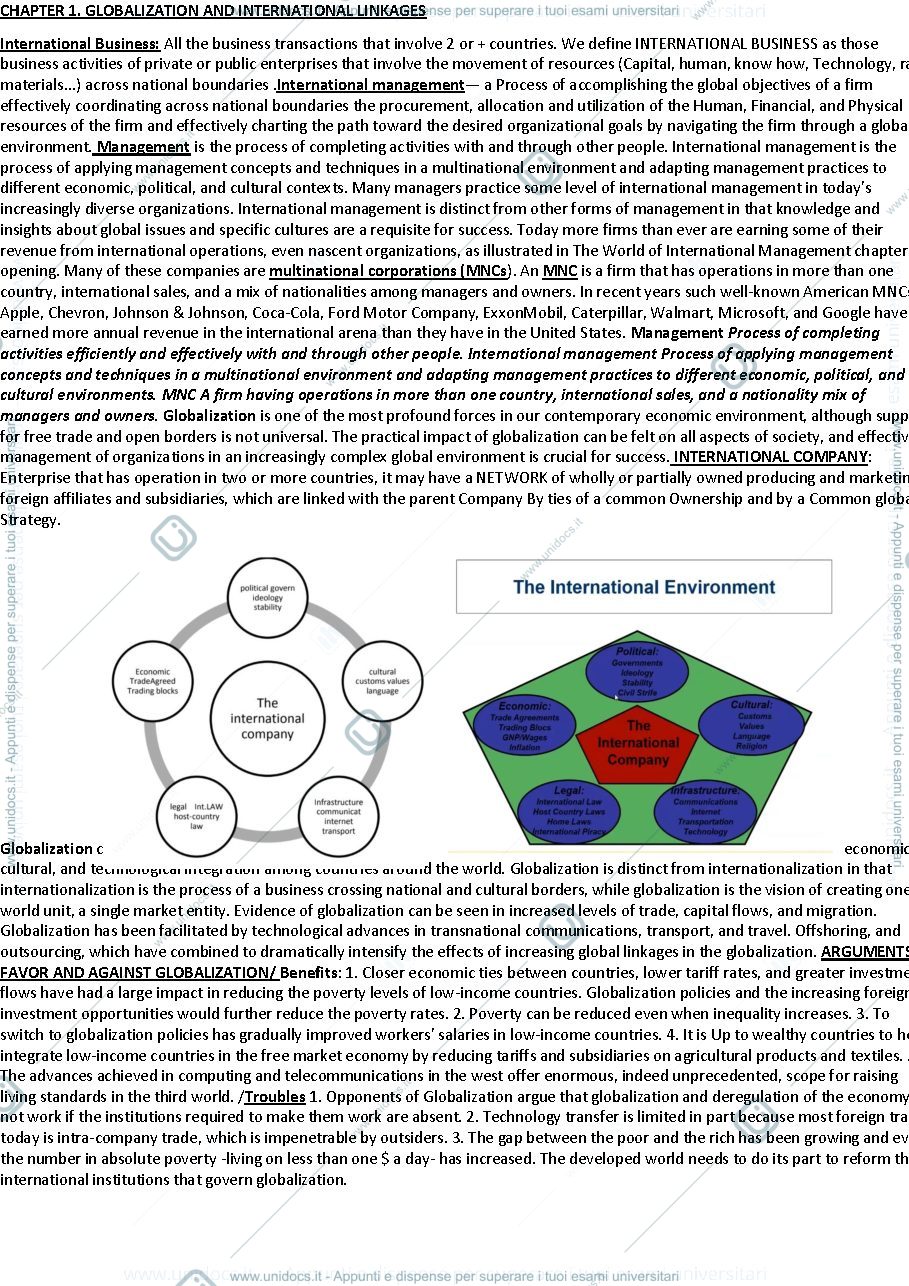 Anteprima pagina 1 — International Management 