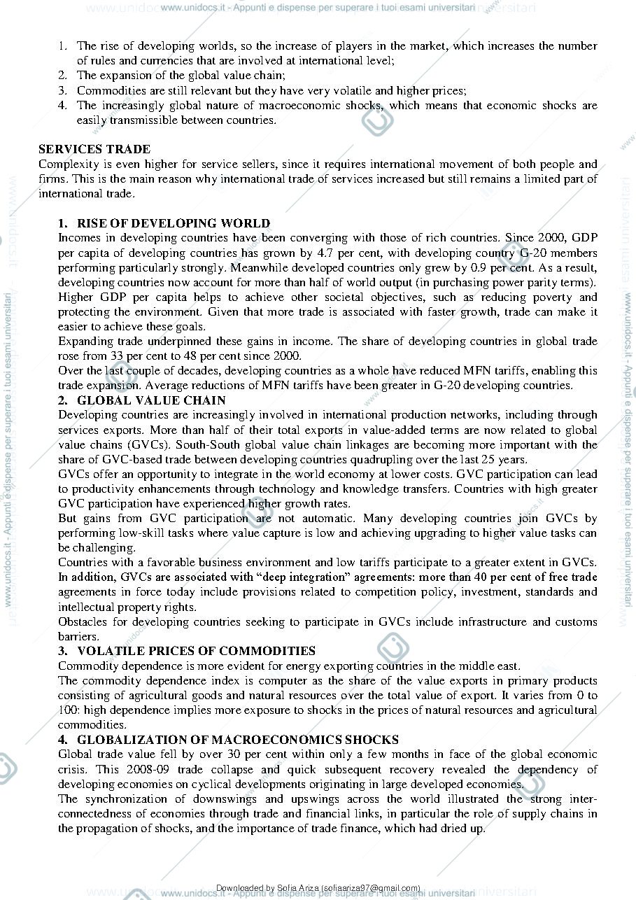 Anteprima pagina 3 — International markets notes 