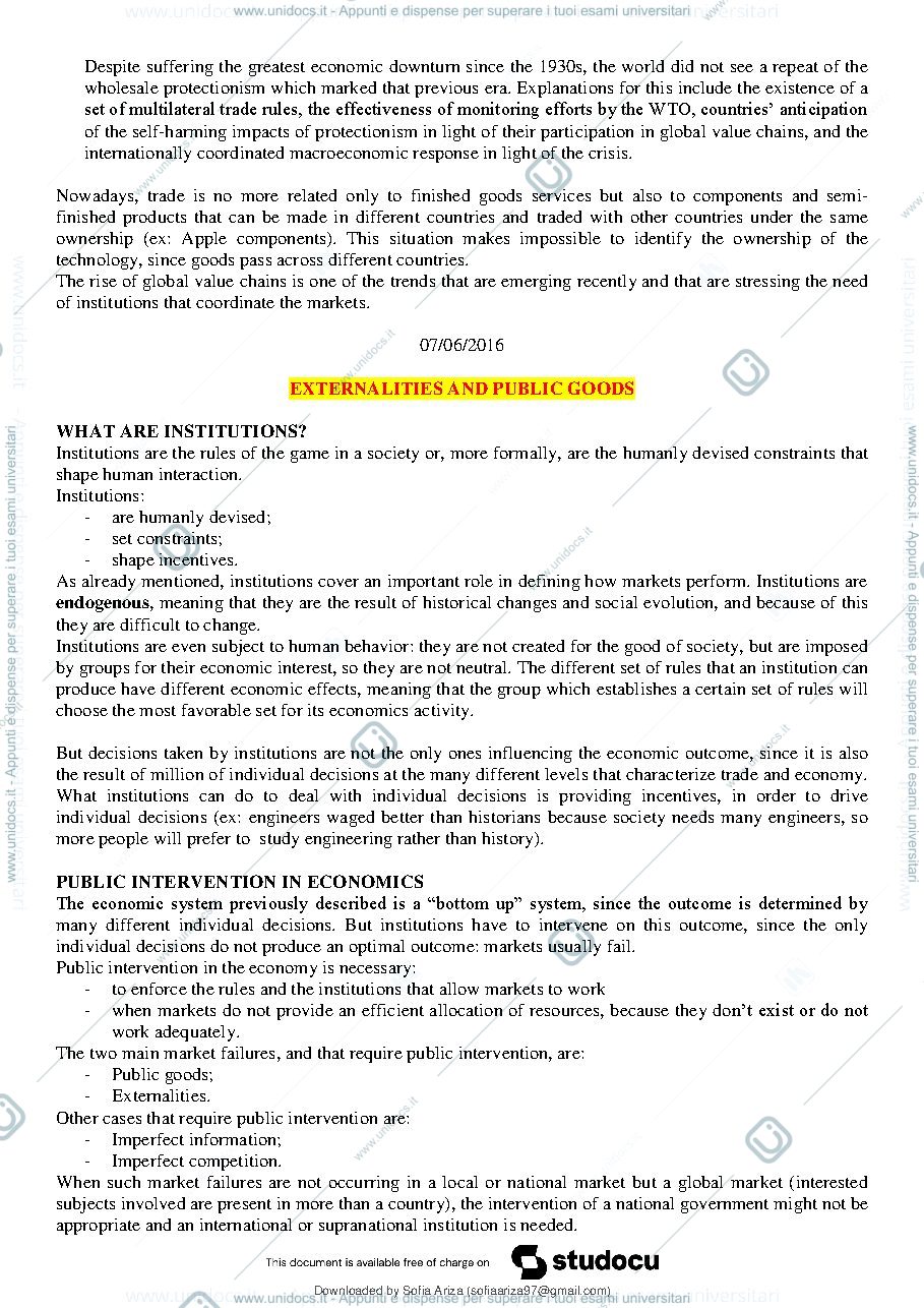 Anteprima pagina 4 — International markets notes 