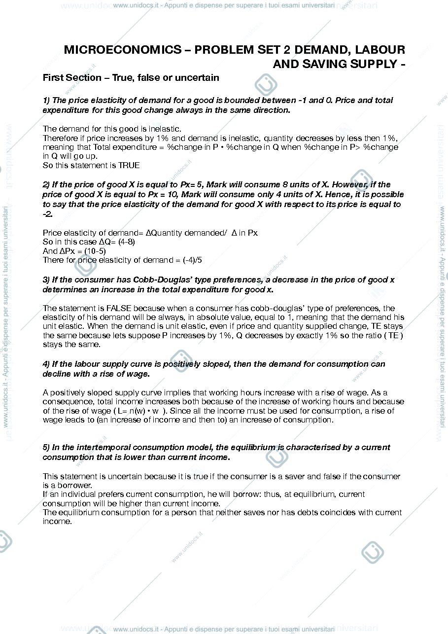 Anteprima pagina 1 — SOLVED PROBLEM SET 2 (WITH EXPLANATIONS) 