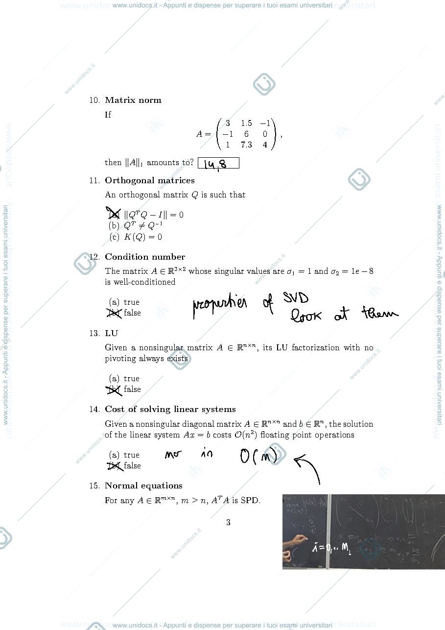 Anteprima pagina 3 — Example of exams’s quizzes