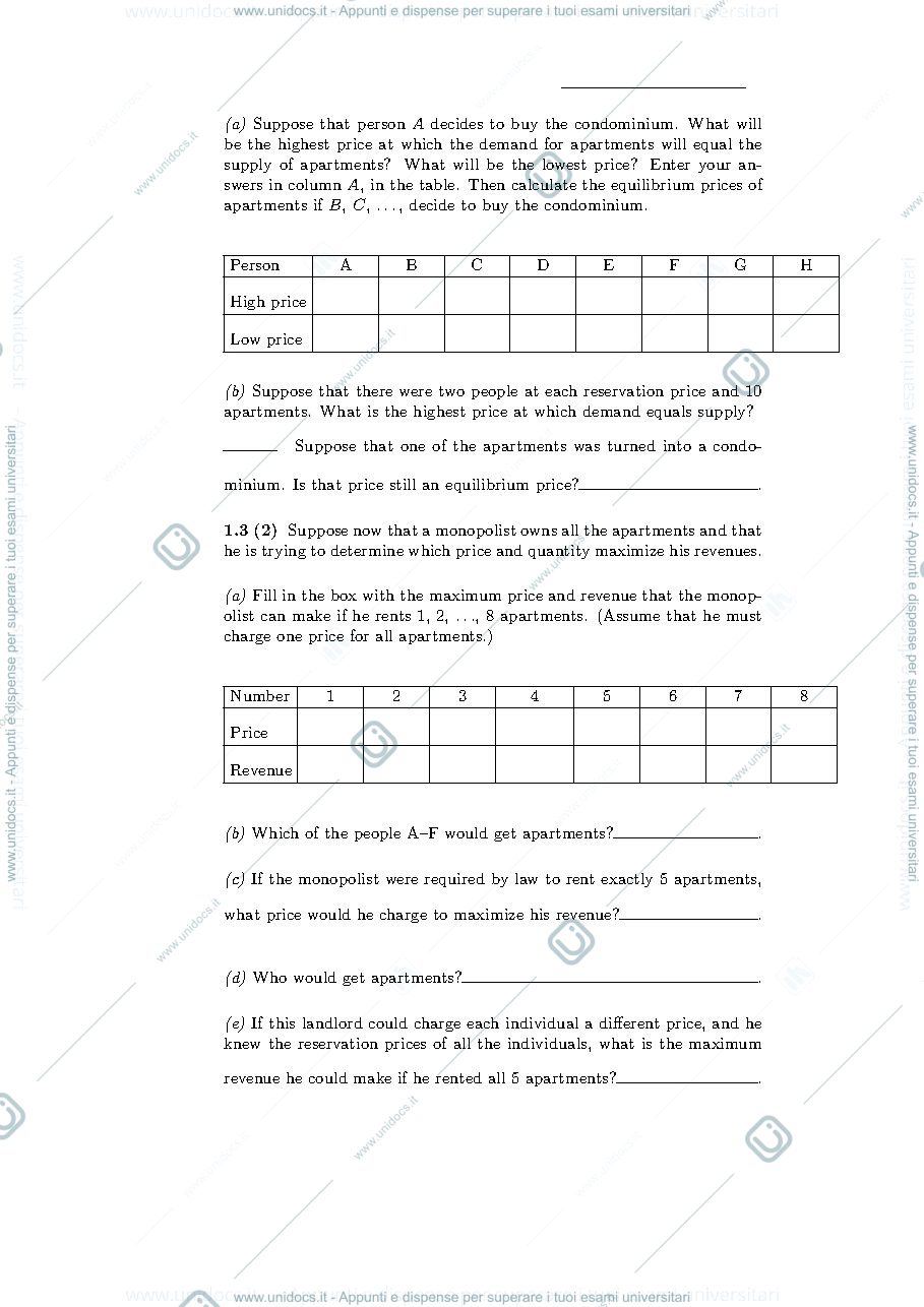Anteprima pagina 3 — microeconomics exercises