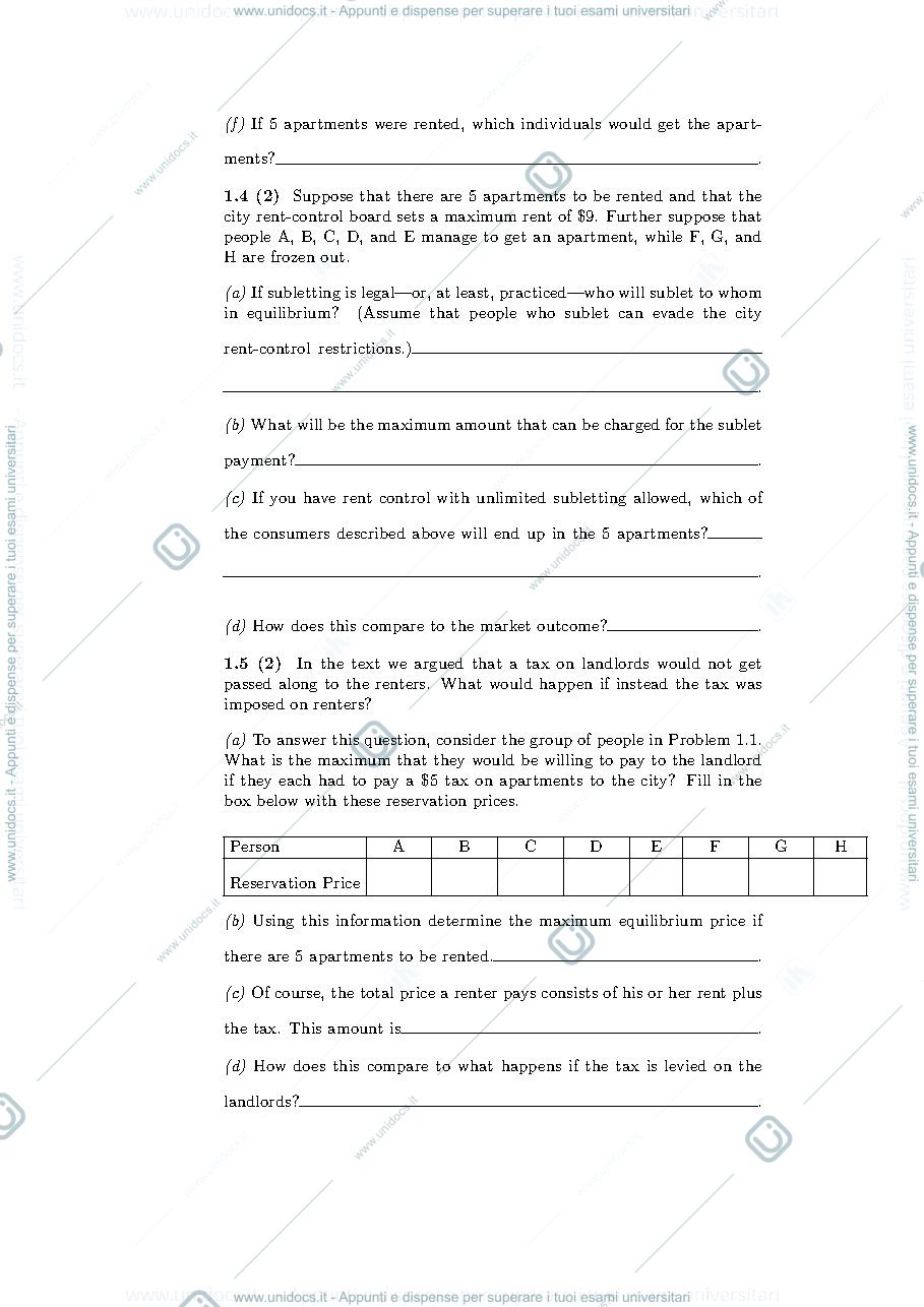 Anteprima pagina 4 — microeconomics exercises