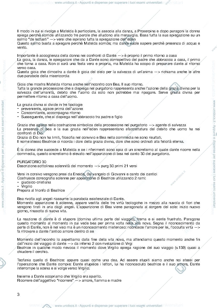 Anteprima pagina 3 — Letteratura comparata seconda parte del corso