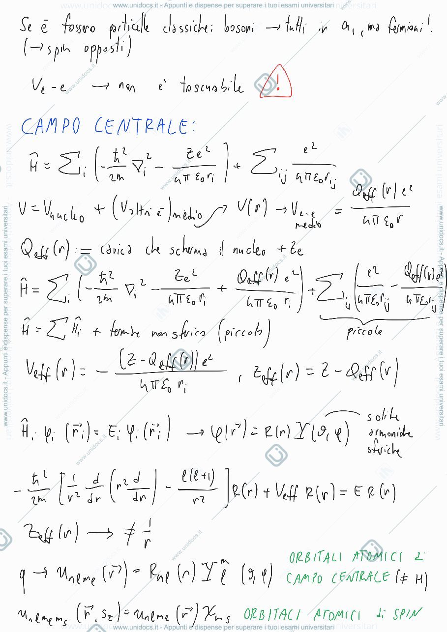 Anteprima pagina 2 — Atomi Multielettronici ed Interazione Luce-Materia