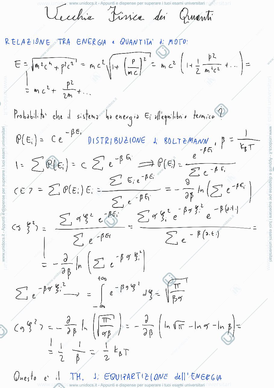 Anteprima pagina 1 — Vecchia Fisica dei Quanti