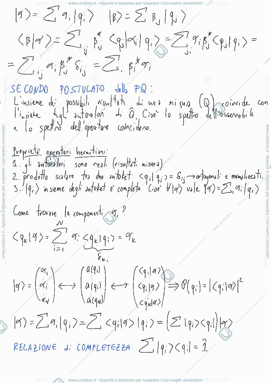 Anteprima pagina 3 — Formalismo della Fisica dei Quanti