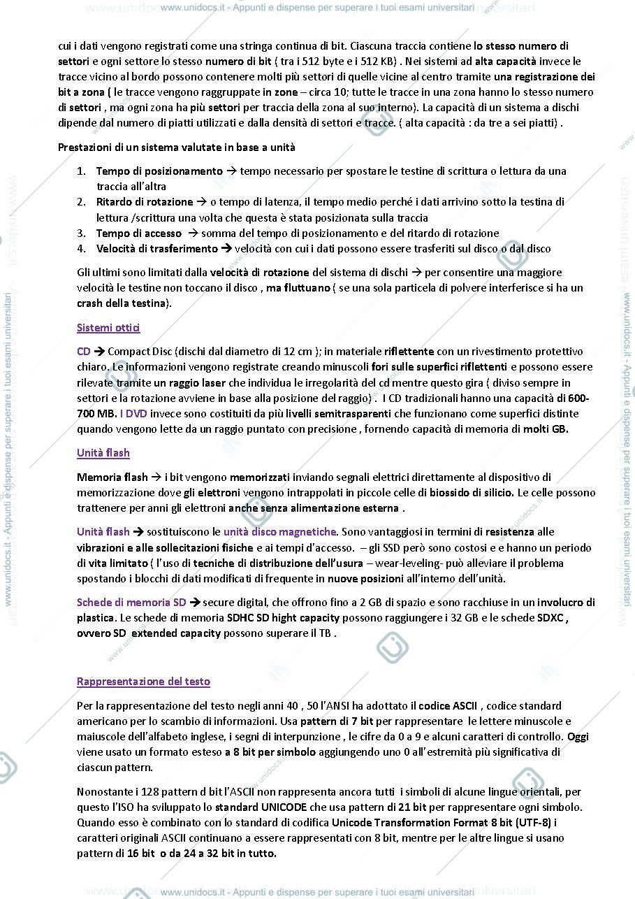 Anteprima pagina 2 — Riassunti libro di info 