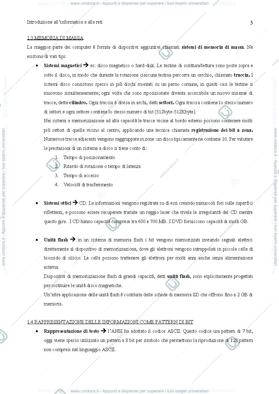 Anteprima pagina 3 — Introduzione all'informatica e alle reti