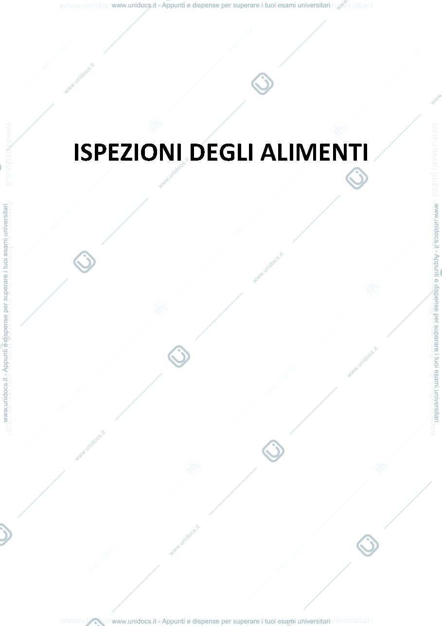 Anteprima pagina 1 — Ispezioni degli alimenti